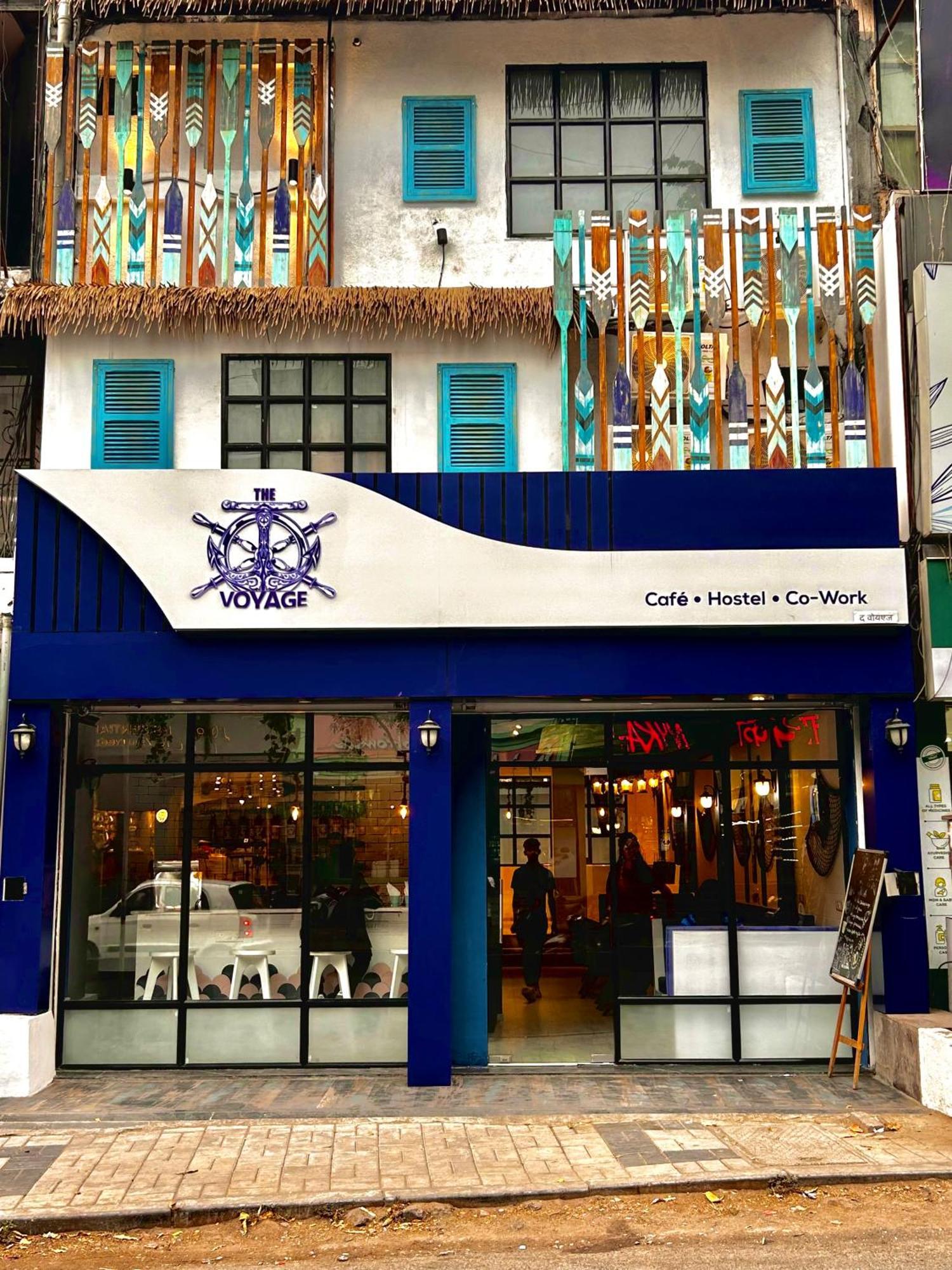 The Voyage - Cafe Hostel Cowork Pune Exteriör bild